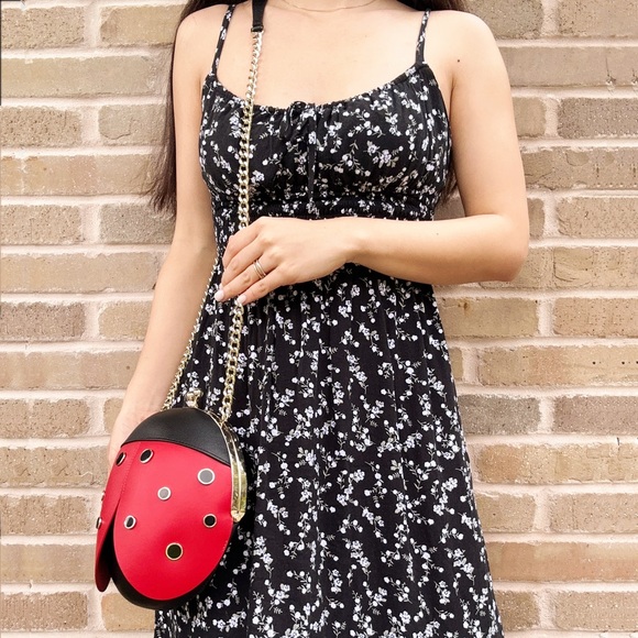 Kate Spade Dottie 3D Ladybug Crossbody Bag Novelty Purse Handbag - Picture 2 of 7